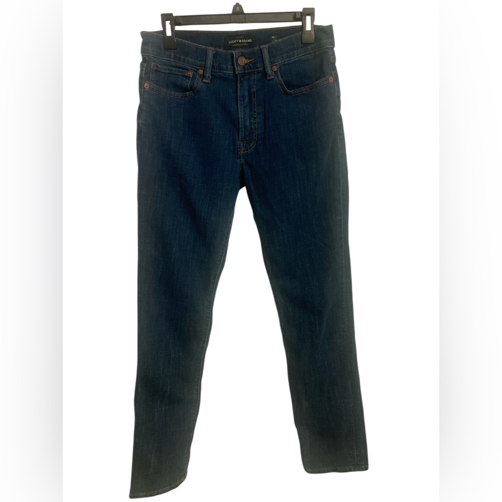 Lucky Brand Men's Dark Blue 121 Slim Jeans GUC 32/32